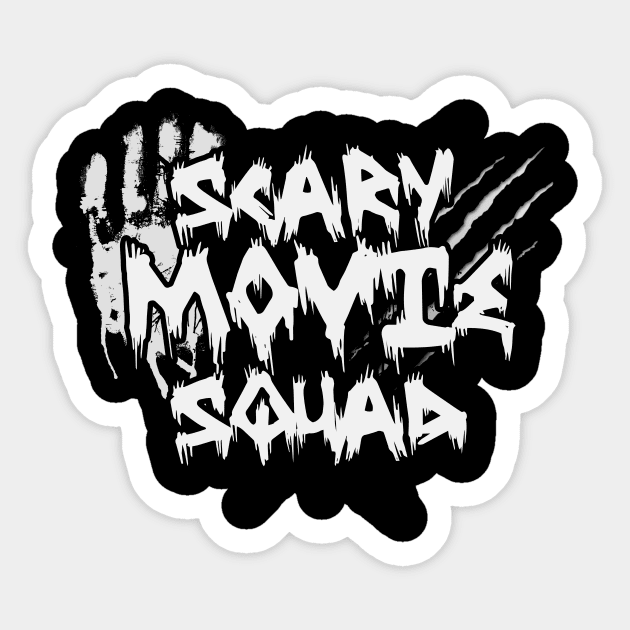 Scary Movie Squad (Alternate Design) Sticker by The PJ Campbell Network